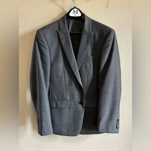 Calvin Klein Gray Suits Modern Tailoring